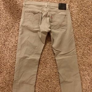 Men’s LEVI 511 khaki jeans 36x30